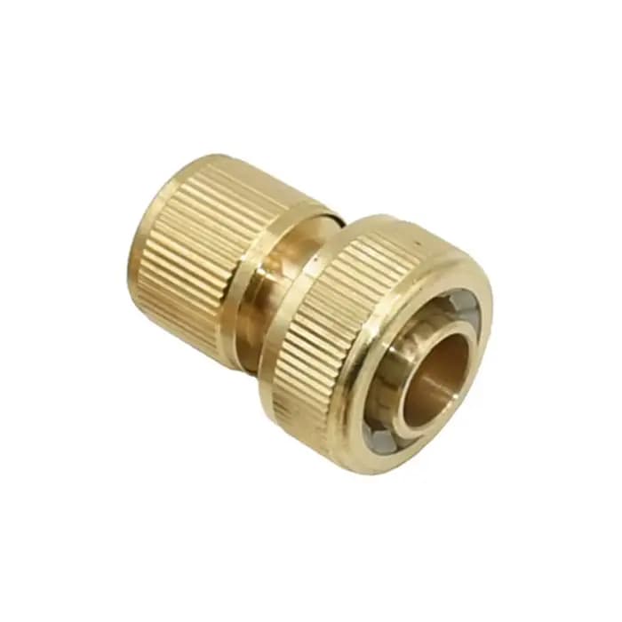 Connecteur rapide à filetage 1/2 3/4 5/8 1 ", adaptateur d'arrosage de jardin en laiton, tuyau en cu