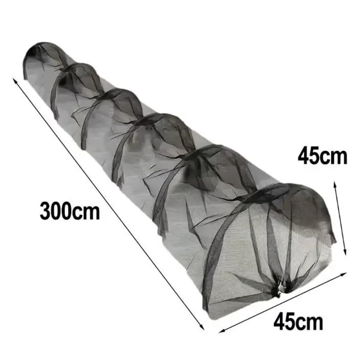 Filet de Tunnel de plantation de 3 mètres, Film plastique Transparent, maille de Tunnel de plantatio
