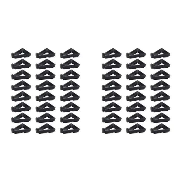 BSEVB-48 PCS Pieds de pot pour jardinières d'extérieur, supports de pot invisibles et respirants, re