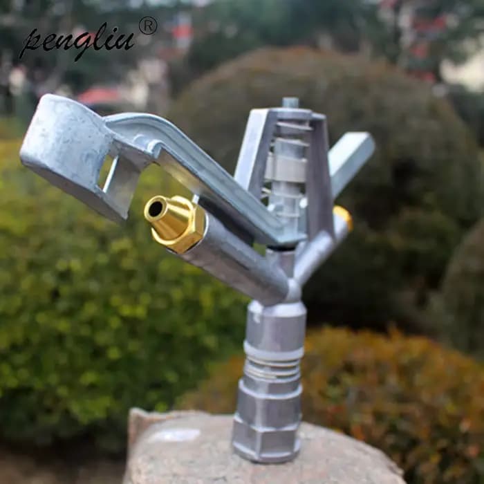 Bras à bascule rotatif en alliage de Zinc 1 "(DN25), buse métallique rotative, arroseur d'arrosage p