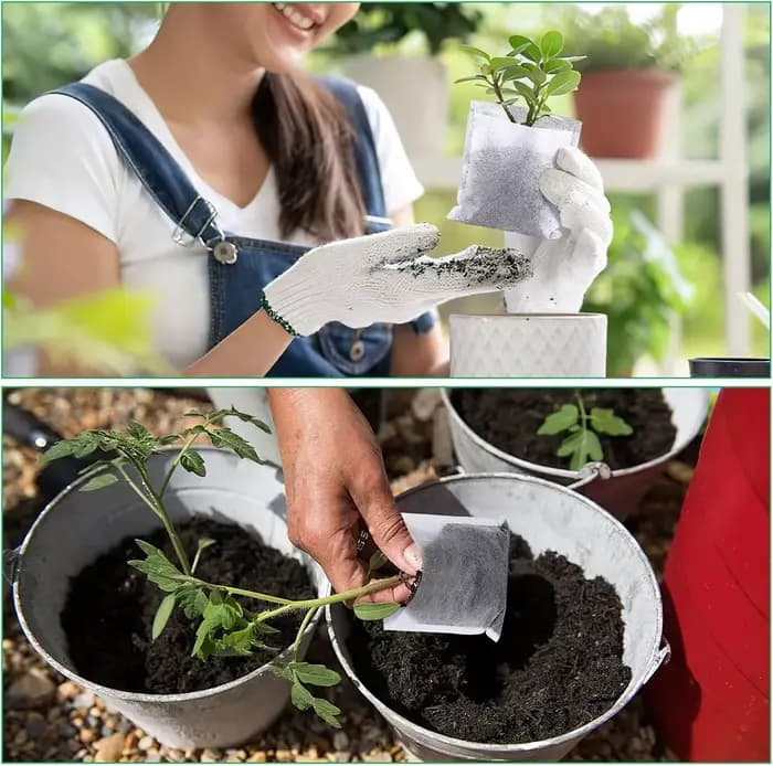Sacs de culture de plantes Non tissées, 100 pièces, sacs de démarrage de graines, Pots de semis en t