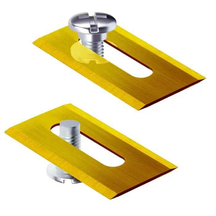 30 pièces 35.8*18.5*0.65mm lame de tondeuse à gazon pièce de rechange d'herbe pour Husqvarna Automow