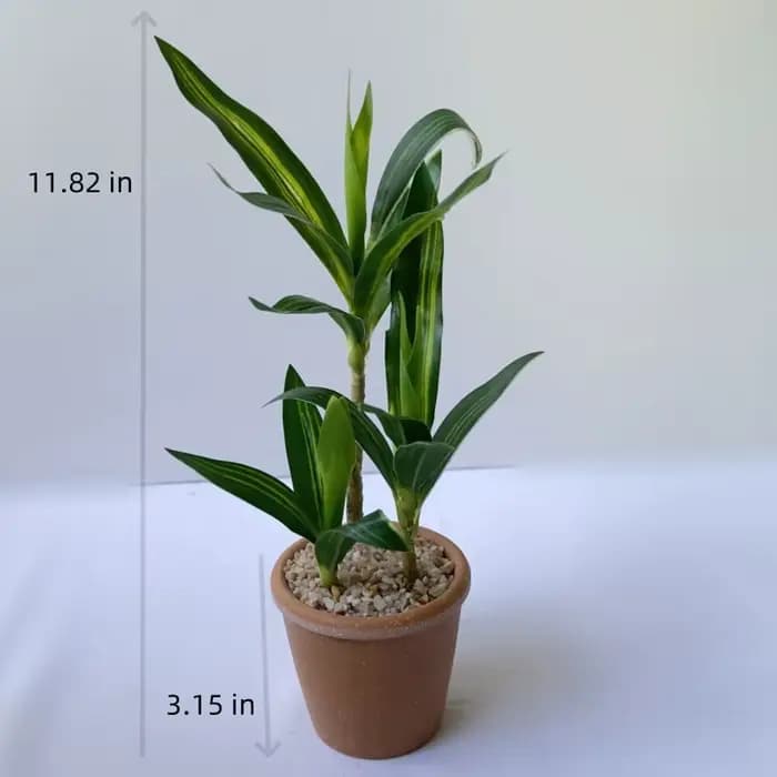 Plante artificielle en bambou porte-bonheur, pot vert, jardin, extérieur, salon, bureau, espace esth