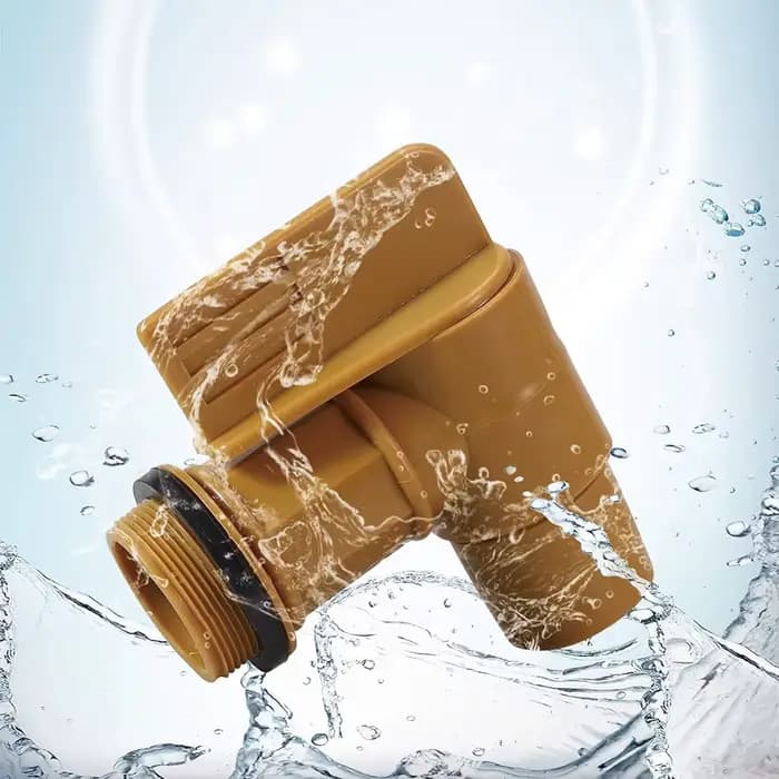 MUGLIO-Robinet de baril en plastique avec joint EPDM, robinet de baril de rechange blanc, tambour de