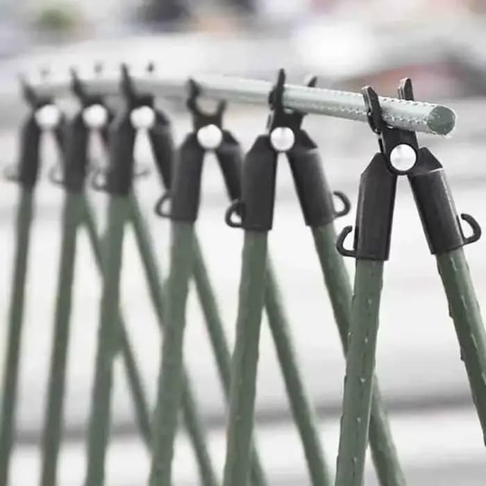 5 pièces Support de plante auvent pilier accessoires un Clip rapidement jardin en acier escalade vig