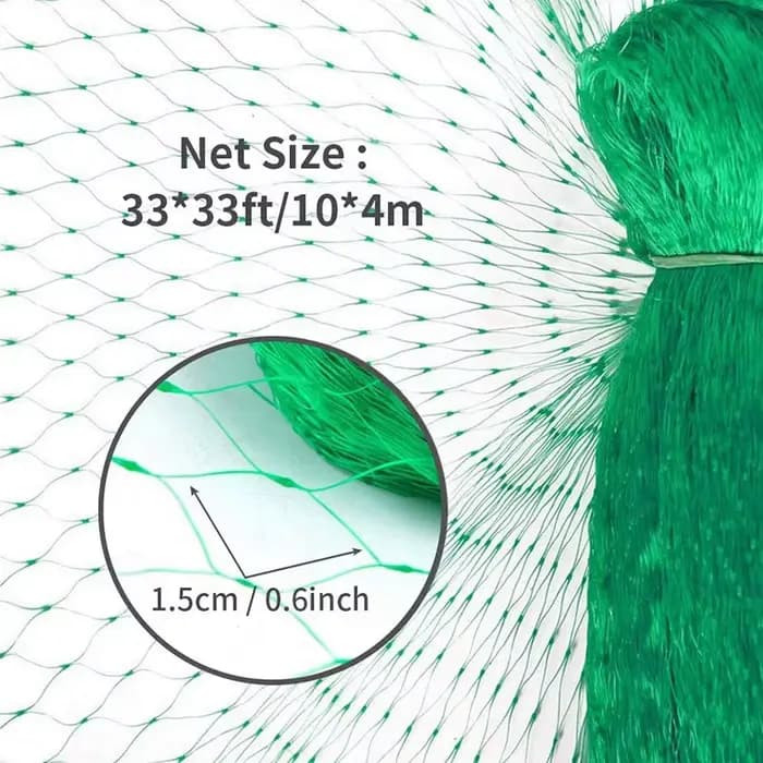 Filet de Protection anti-oiseaux vert, filet pour plantes de jardin, protège les plantes et les arbr