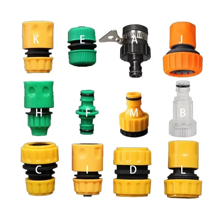 Accessoires de jardinage extérieur 3/4 voiture jardin PVC tuyau connecteur adaptateur connexion rapi