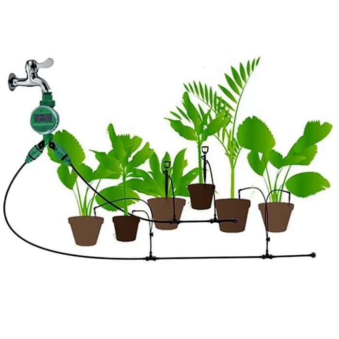 Minuterie d'eau électronique étanche LCD pour jardin, 1 ensemble, système d'irrigation automatique, 