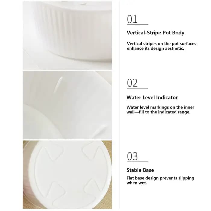Jardinière hydroponique à 3 trous pour ampoules de fleurs, Vase en jacinthe en verre pour le jardina
