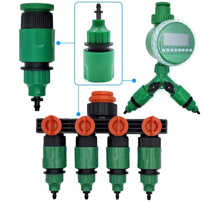 WUJIE 2 pièces adaptateur à raccord rapide avec connecteur barbelé 1/4 (ID 4mm) ou 3/8 pouces (8mm) 