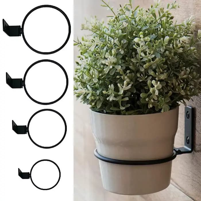 Support de Pot de fleur mural, anneau de support de Pot de jardinière, support de jardinières pour d