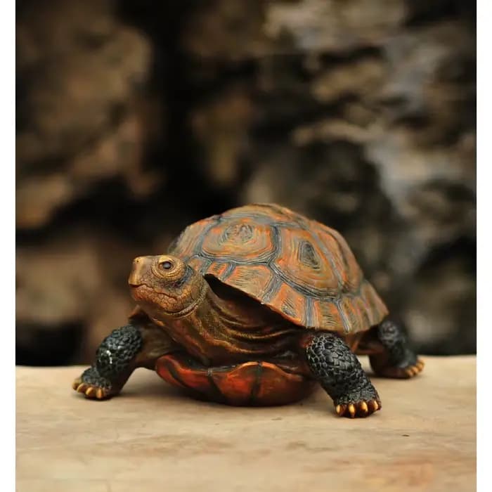 Bonsaï décoratif en résine, tortue extérieure, sécuritaires de jardin, poisson précieux, sculpture a