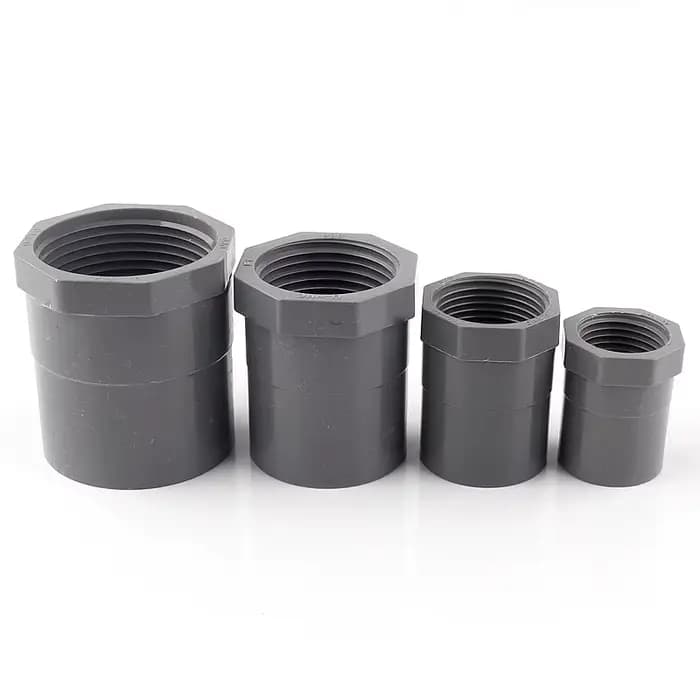Joendoco-Tuyau d'Eau d'Irrigation de Jardin, Filetage Femelle en PVC, Connecteur Droit, Précieux, Po