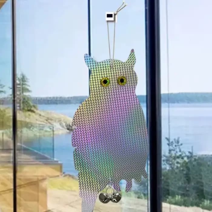 Dispositif de contrôle répulsif pour oiseaux, hibou, réfléchissant au Laser, faux hibou, épouces, Pi