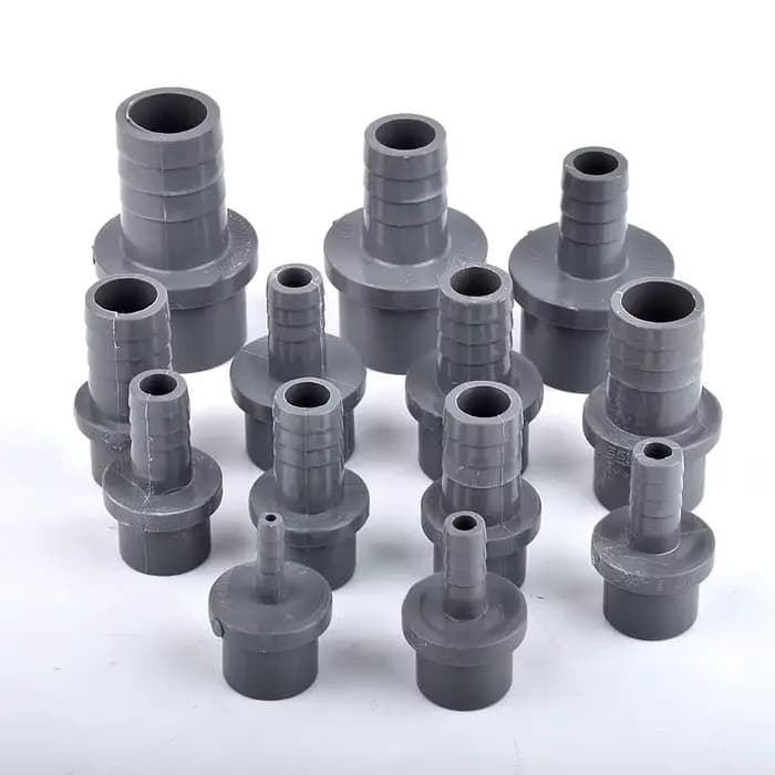 Connecteur pagode en PVC gris OD 20/25/32-5/8/10/12/14/16/18/20/25mm, tuyau d'eau d'irrigation de ja