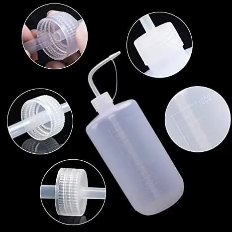 Bouteille en plastique à presser de 30/150/250/500 ml, bouteille de pulvérisation pour tatouage, gra