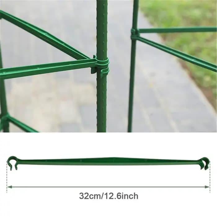 Piquets de plantes de jardin, 12 pièces, cages de plantes pour soutenir la croissance des plantes, c