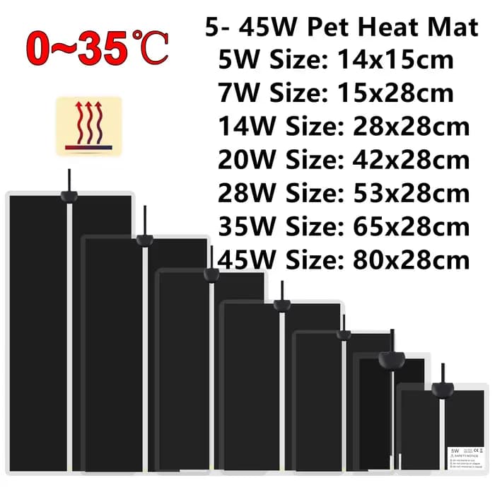 Tapis chauffant pour semis, 5 ~ 45W, 220V ~ 240V, pour la Germination des graines de plantes, coussi