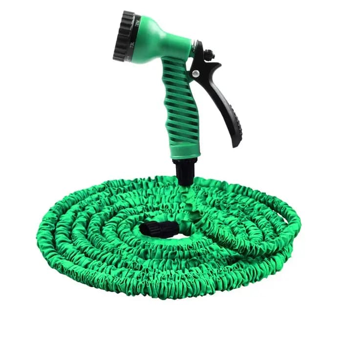 Tuyau d'arrosage Flexible et extensible, tuyau en plastique ue avec pistolet de pulvérisation, tuyau
