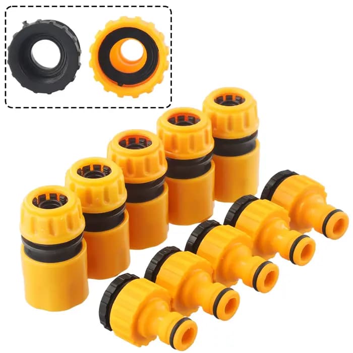 Adaptateur fileté pour tuyau d'eau, connecteur rapide, robinet d'eau Graden, 3/4 pouces, 1/2 pouces,