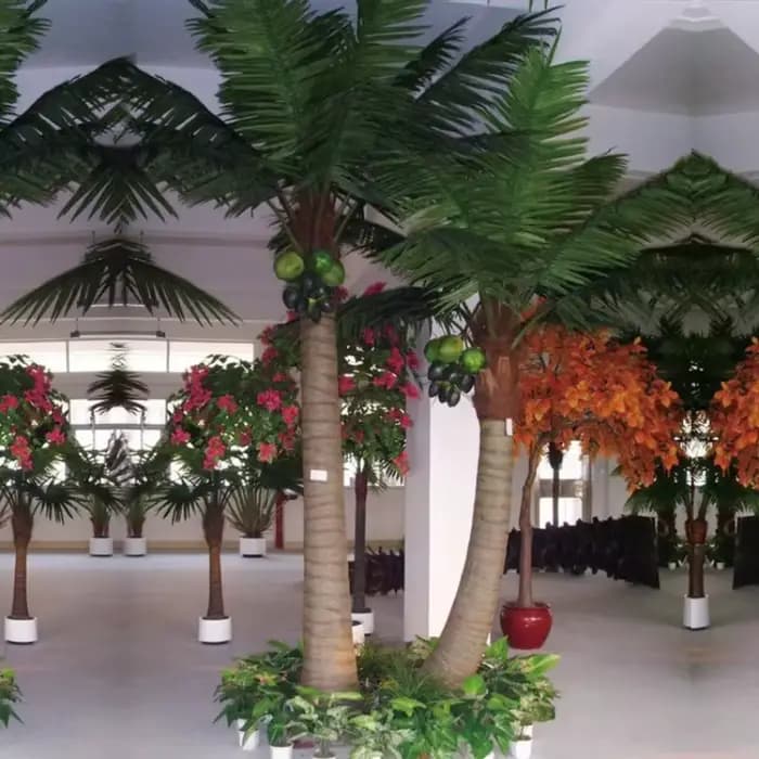 Palmier artificiel géant en gros - Résistant aux intempéries pour la décoration commerciale extérieu