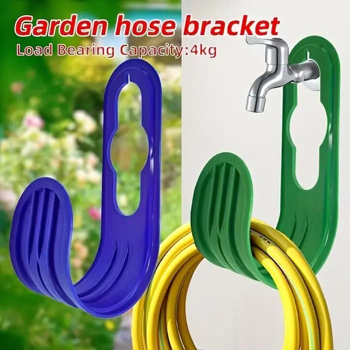 Support de moulinet de tuyau d'arrosage mural peu encombrant-pour soins de pelouse en plein air et outils de jardinage
