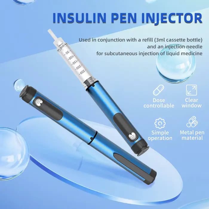 HumaPen luxura Eli Lilly II stylo Humile stylo d'injection d'insuline 2 génération Humile Humulin ménage pour 3ml recharges d'in