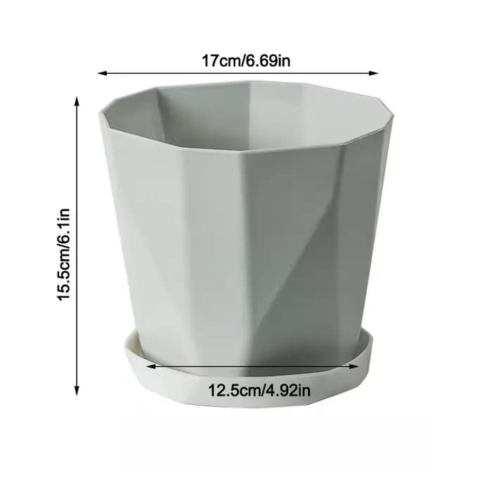 Pot de plante hydroponique avec poignée