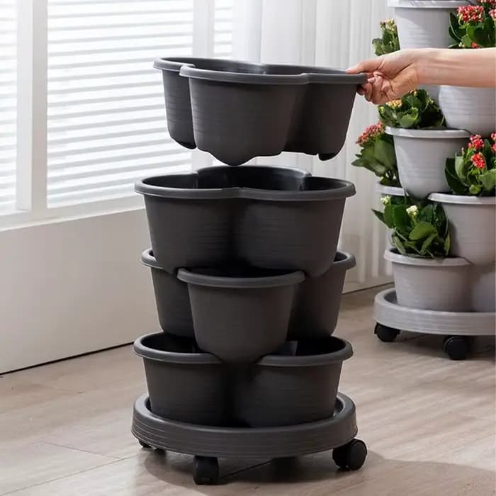 Jardinière empilable à fraises