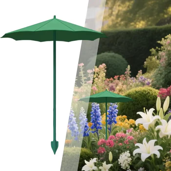 Parasol pour plantes en pot, 3 pièces, protection solaire UV, pour semis et légumes
