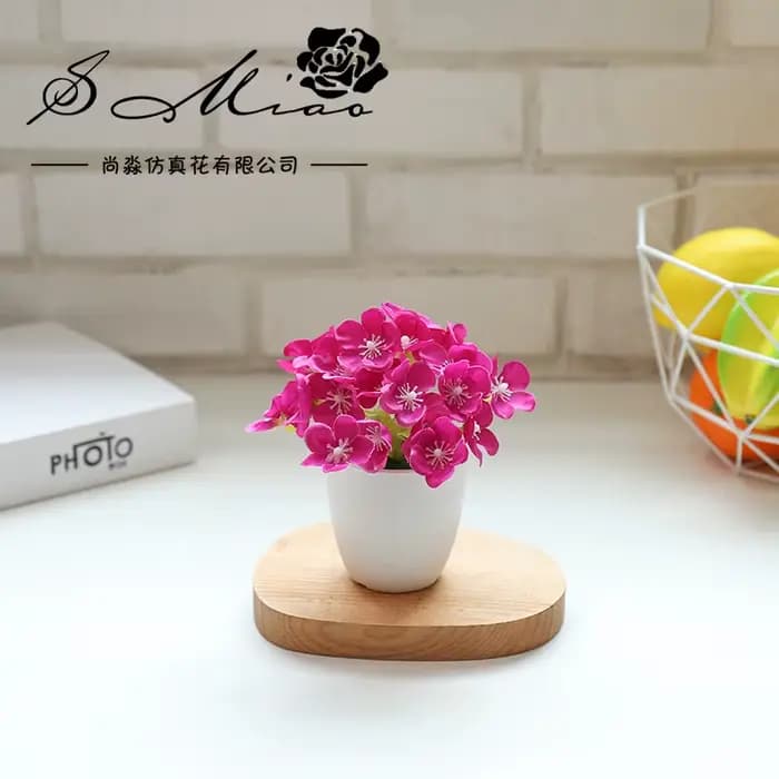 Simulation artificielle de fleur en soie