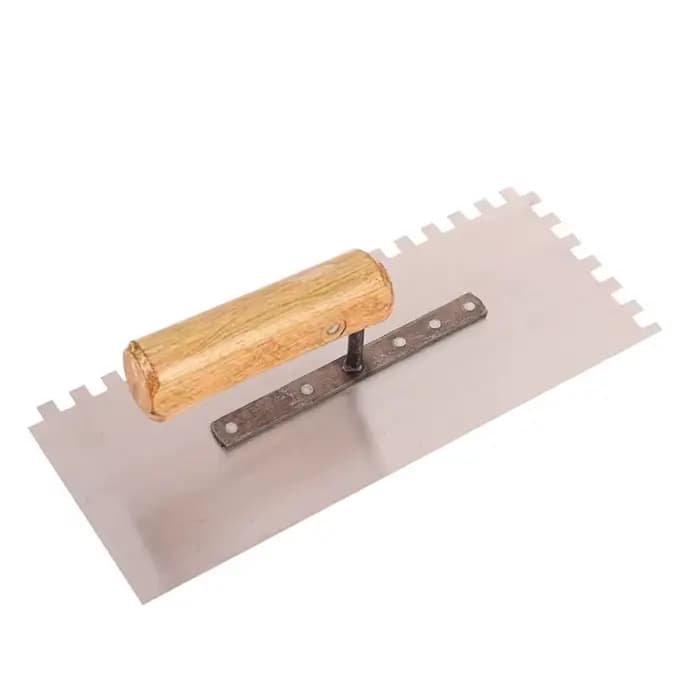 Truelle à dents larges et dentelées, couteau à plâtrer à grandes dents, outils de maçonnerie pour le travail de pose de carreaux de céramique