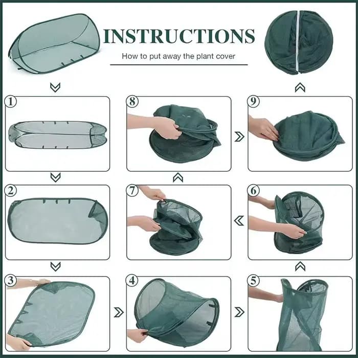 1 ensemble de couvertures triangulaires vertes pour plantes de jardin