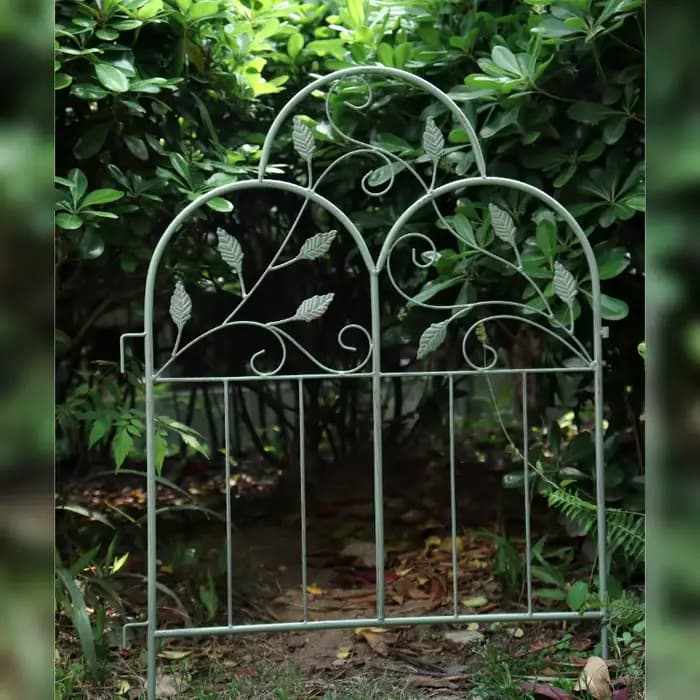 Clôture de jardin en fer Vintage, bordure de fleurs rustique d'extérieur pour décoration de cour, barrière de plantes, bordure de paysage décorative pour Villa/jardin