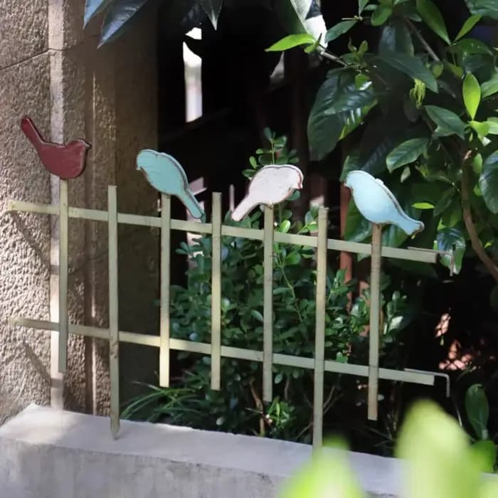 Clôture de jardin en fer