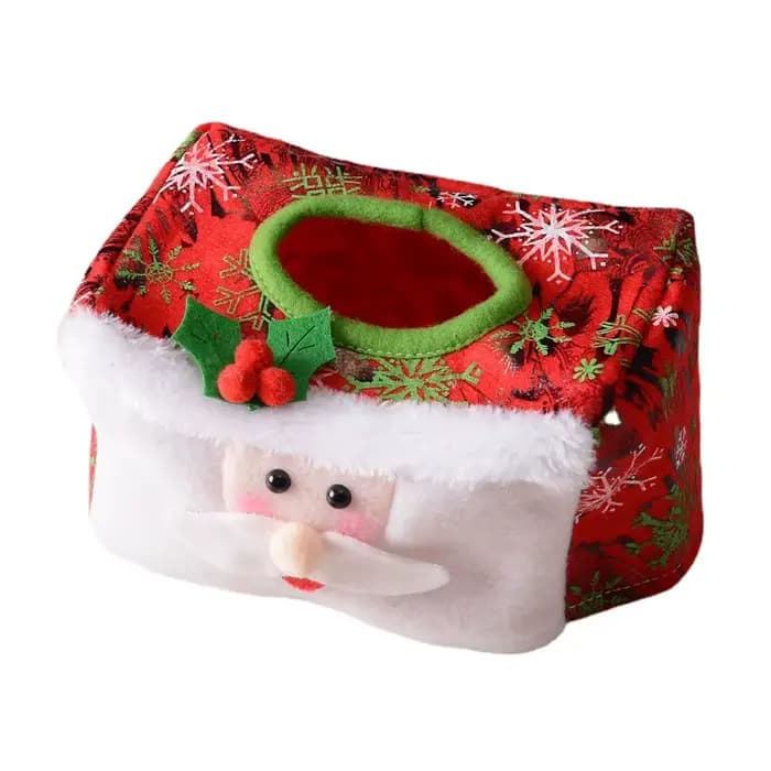 Couvertures décoratives de noël en papier de soie, ornements de bureau, décoration d'ambiance, fournitures de noël