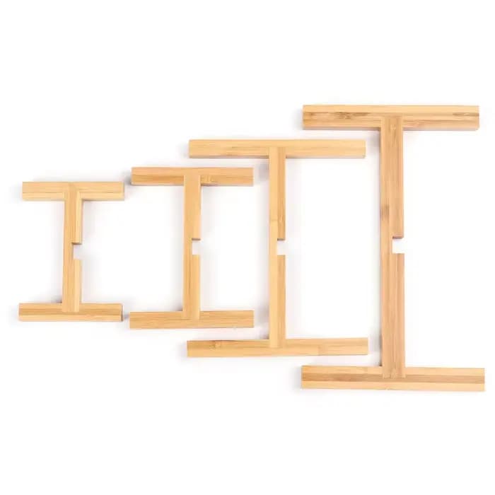 Support de pot de fleurs en bois pour intérieur et extérieur