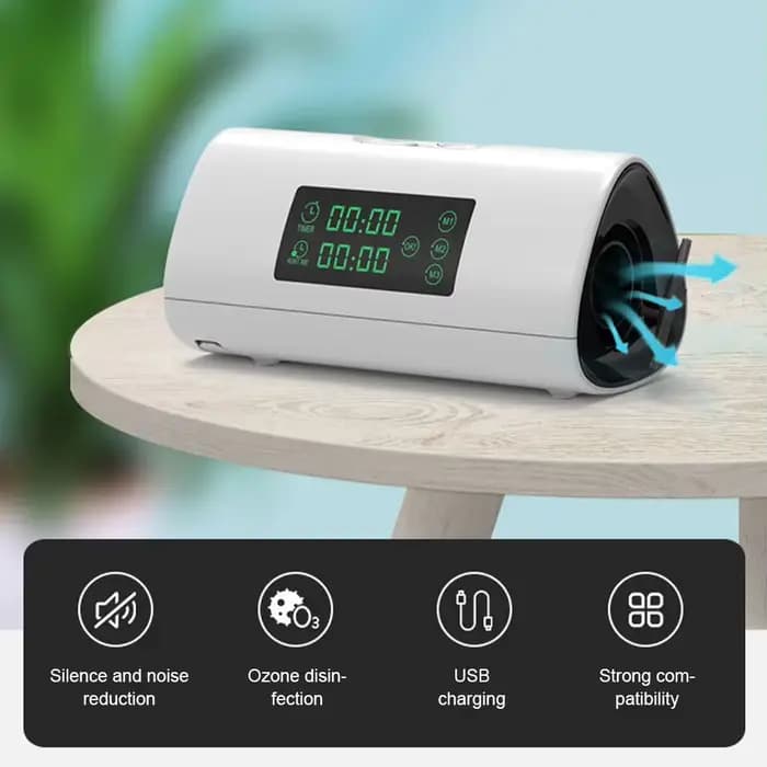 Nettoyeur CPAP, Stérilisateur de Respirateur, Désinfection de Machine Respiratoire, Stérilisation à l'Ozone, Nettoyage de Tuyaux pour Purificateur d'Air