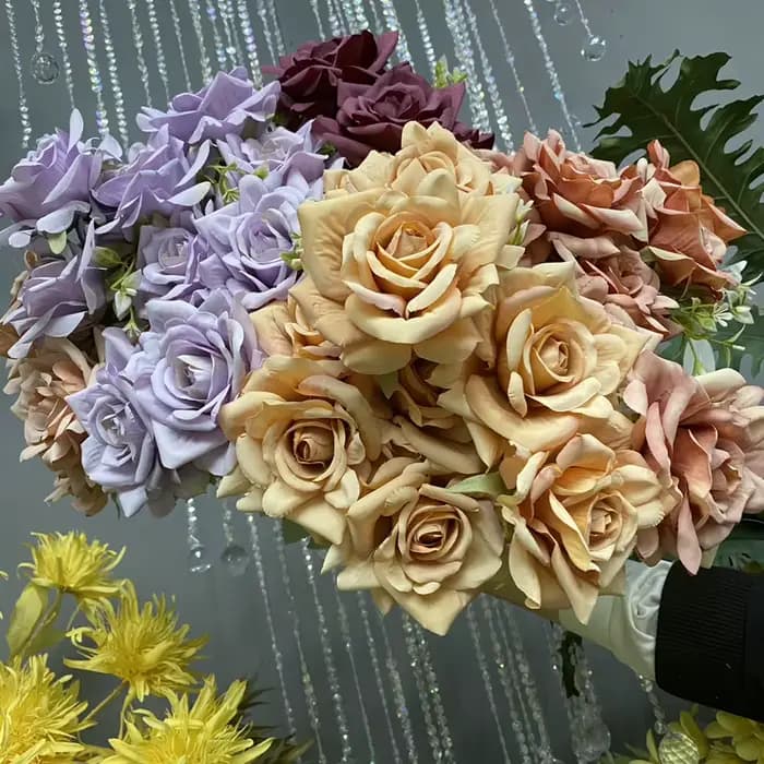 Fleur artificielle d'hibiscus pour mariage