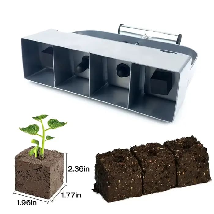 Fabricant de 4 blocs de sol pour semis portables