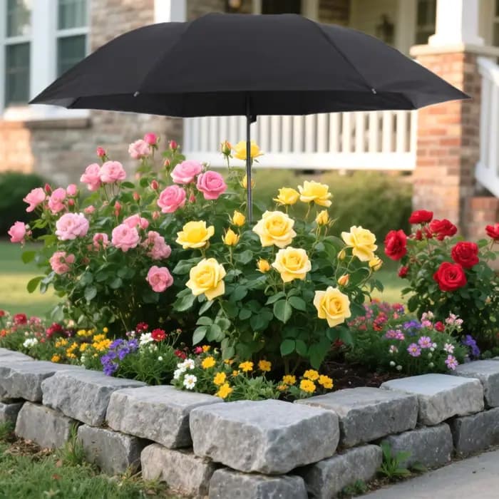 Parasol pour plantes d'extérieur