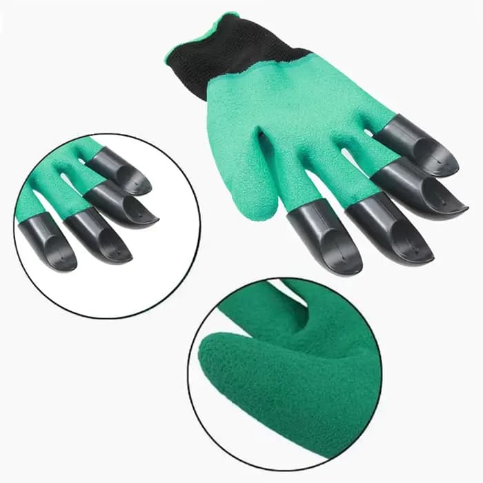 Gants en caoutchouc de jardin en plastique ABS