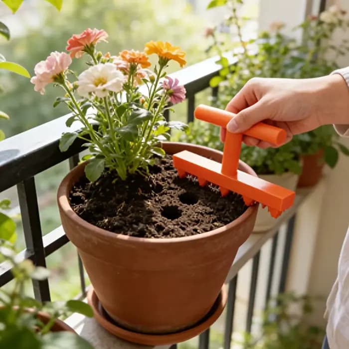 Dispositif de semis multi-trous portatif pour le jardinage, adapté à la semence, à la coupe, à la culture des semis et aux plants.