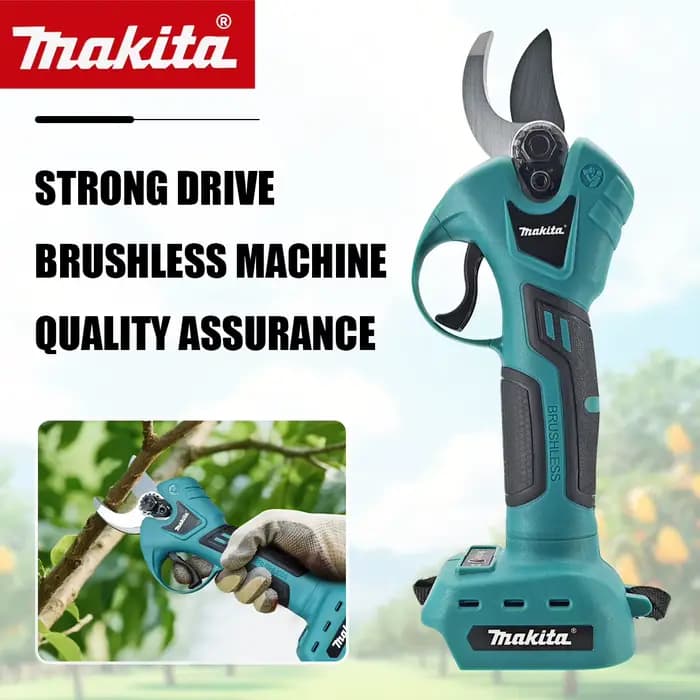 Outils Makita 18v, batterie professionnelle, ciseaux électriques sans fil, sécateurs, coupe-herbe, perceuses sans fil, sécateur de jardin