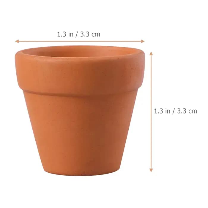 Petit Pot de Fleur en Argile pour Décoration d'Extérieur