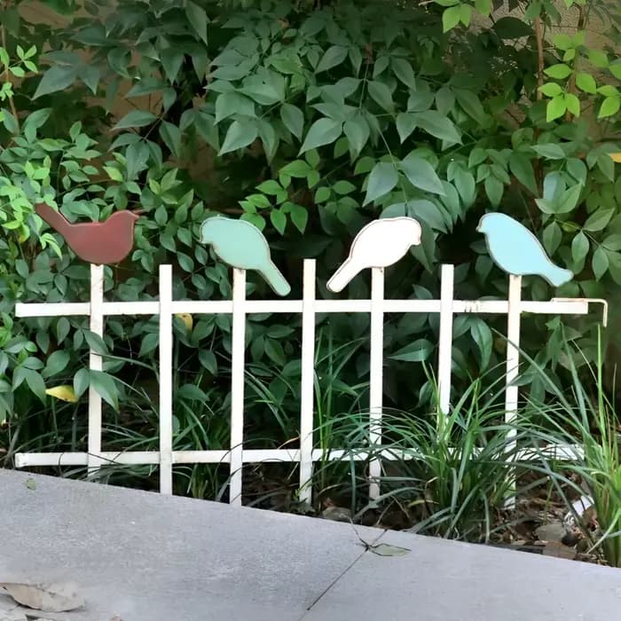 Clôture de jardin en fer