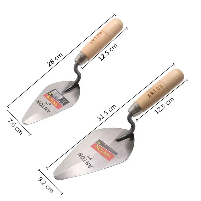Truelle à brique en acier au carbone
