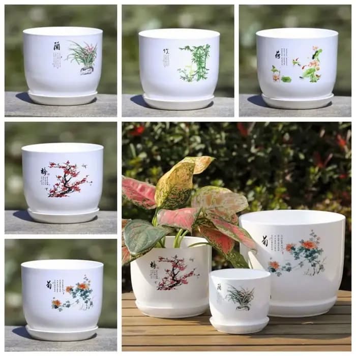 Pot de fleur en plastique extra large