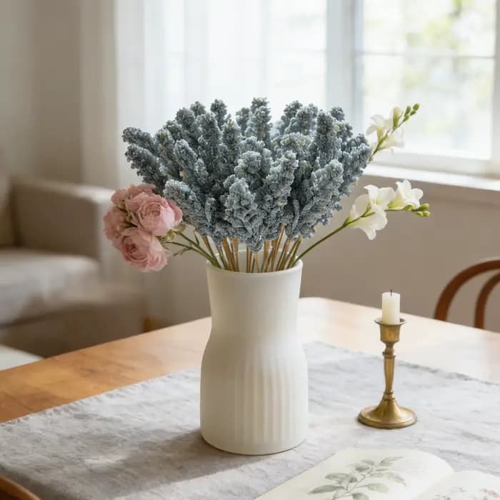 Plantes Artificielles en PE Lavande pour Vase