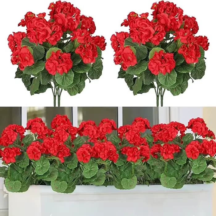 Bouquet de fleurs artificielles en soie
